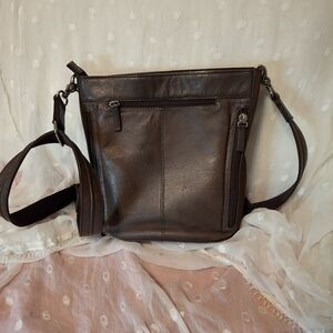 Gun Tote'n Mama  Brown Carry Conceal Crossbody Bag Like New